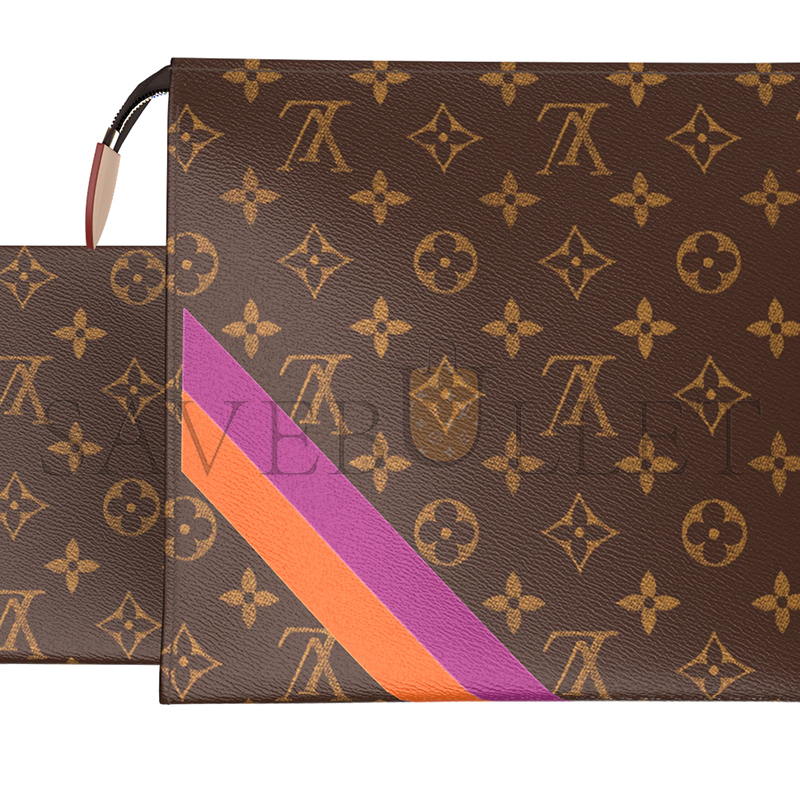 LOUIS VUITTON TRIO TOILET POUCH MON MONOGRAM P01952 (25*20*6cm) LOUIS VUITTON TRIO TOILET POUCH MON MONOGRAM P01952 (25*20*6cm)